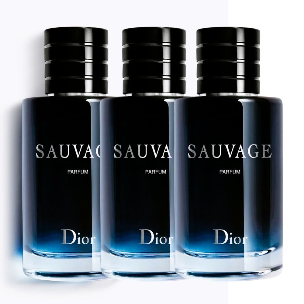 Sauvage Dior – Pack of 3 (3.4 oz) Eau de Toilette Spray